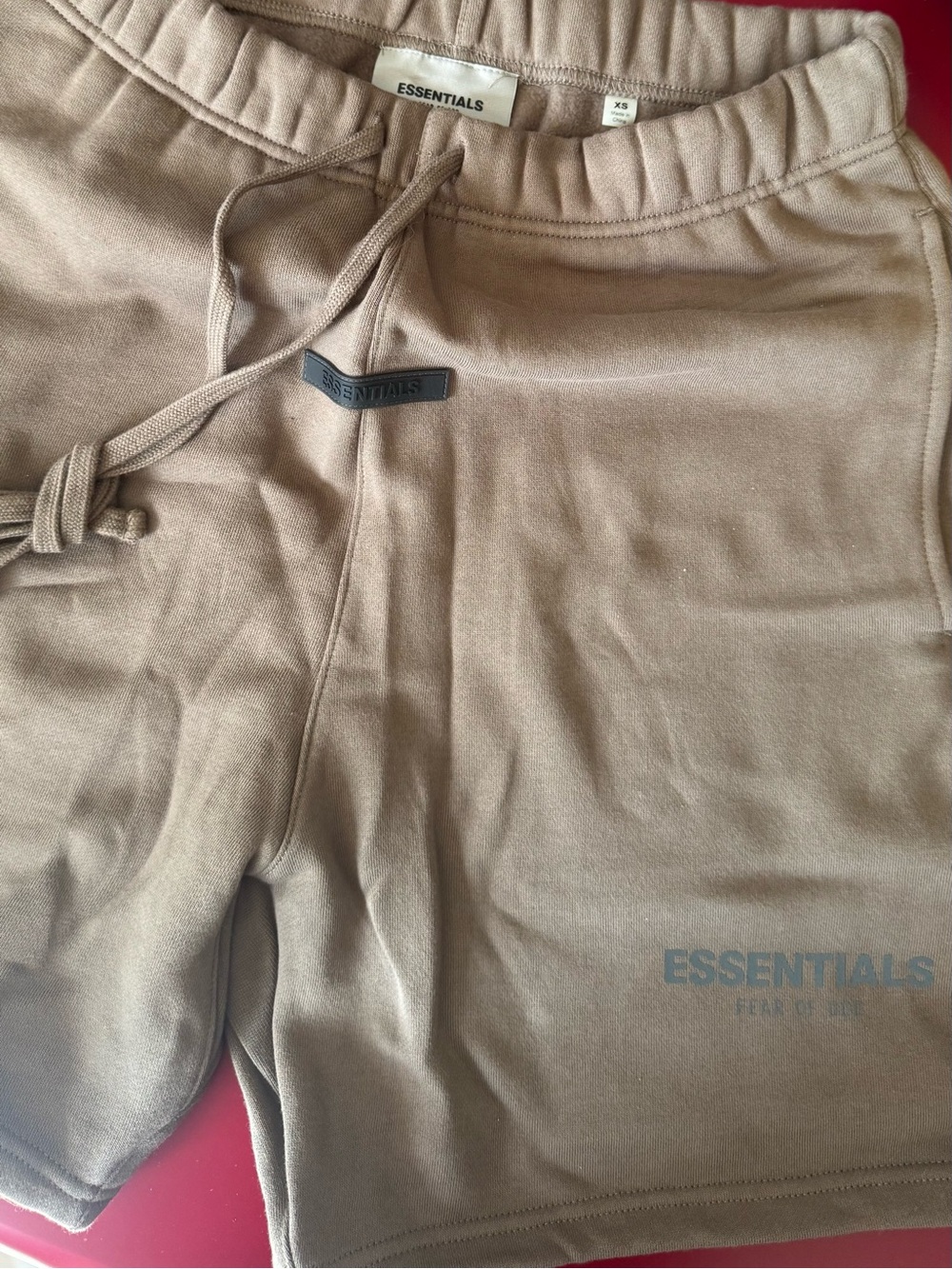 Essentials Men’s Shorts — Taupe Brown